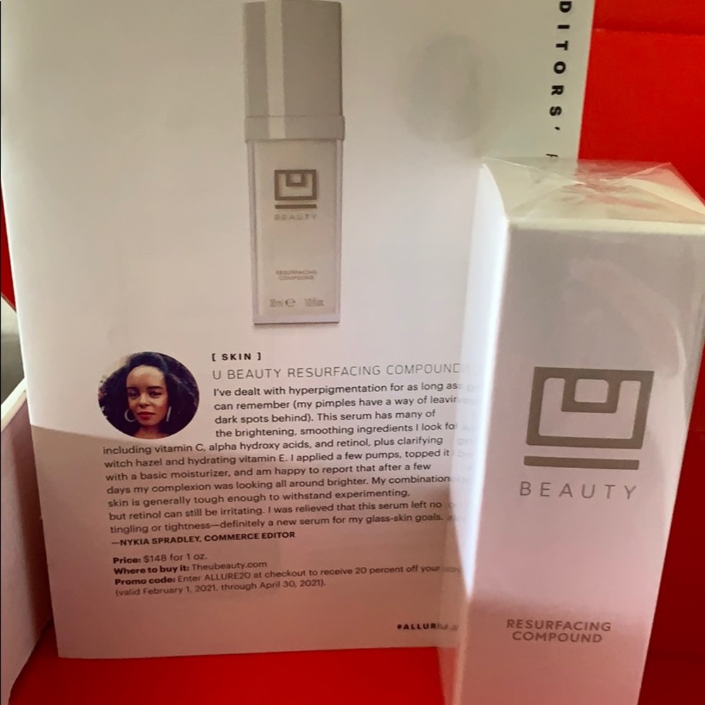 NIB U Beauty Resurfacing Serum
